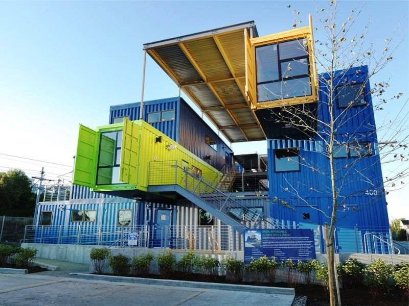 Immeuble Container moderne