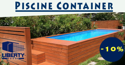 piscine container de luxe